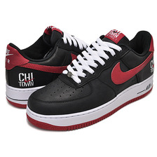 NIKE AIR FORCE 1 LOW RETRO "CHI TOWN" blk/v.red-wht 845053-001画像