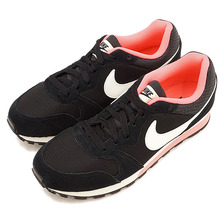 NIKE WMNS MD RUNNER 2 BLACK/SAIL-LAVA GLOW 749869-004画像