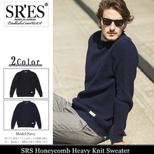 PROJECT SR'ES Honeycomb Heavy Knit Sweater KNT01256画像