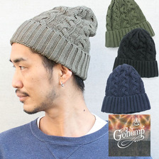 GOHEMP HEMP COTTON CABLE WATCH CAP GHG0132HMK画像