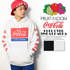 Fruit of the Loom &times; COCA COLA PULLOVER SWEAT PARKA 823-541CC8画像