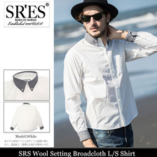 PROJECT SR'ES Wool Setting Broadcloth L/S Shirt SHT00261画像