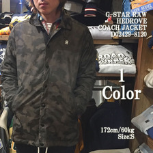 G-STAR RAW HEDROVE COACH JACKET D02429-8120画像