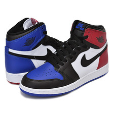 NIKE AIR JORDAN 1 RETRO HIGH OG BG "TOP3" blk/blk-wht 575441-026画像