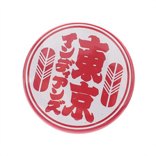 TOKYO INDIANS MC BADGE WHITExRED画像