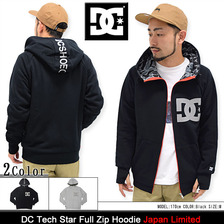 DC SHOES Tech Star Full Zip Hoodie Japan Limited 5420J611画像