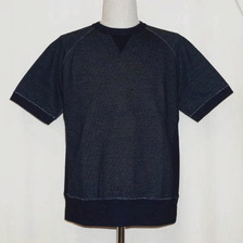 SAMURAI JEANS SISS17-101 ラグランスリーブインディゴ半袖スウェット画像