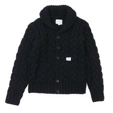 NEIGHBORHOOD FISHERMAN/W-CARDIGAN.LS BLACK 162MANH-KNM02画像
