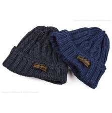 TROPHY CLOTHING インディゴ フィッシャーマンニットキャップ TR16AW-710画像