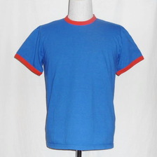 SAMURAI JEANS SJST17-RNM 無地半袖リンガーTシャツ画像