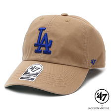 '47 Brand &times; JACKSON MATISSE LOS ANGELES DODGERS FRANCHISE CAP BEIGE画像