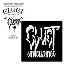 CLUCT 10TH ANIVERSARY SPECIAL COLLECTION CLUCT&times;CHAZ BOJORQUEZ STICKER 02401A画像