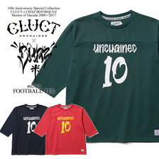 CLUCT 10TH ANIVERSARY SPECIAL COLLECTION CLUCT&times;CHAZ BOJORQUEZ FOOTBALL TEE 02360画像