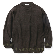 RADIALL SWEET SMOKE SWEATER (BROWN)画像
