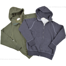 Two Moon 吊り編みフルジップパーカー 16505画像