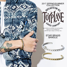 TOYPLANE STAR BRASS BANGLE TP17-HAC01画像