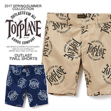 TOYPLANE OUTLAST TWILL SHORTS TP17-HPT03画像