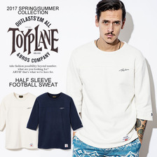 TOYPLANE HALF SLEEVE FOOTBALL SWEAT TP17-HSW03画像