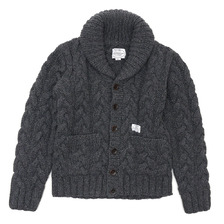 NEIGHBORHOOD FISHERMAN/W-CARDIGAN.LS CHARCOAL 162MANH-KNM02画像