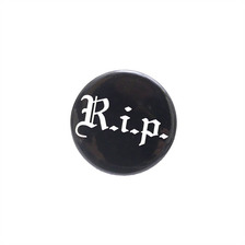 Supreme R.i.p. Button BLACK画像