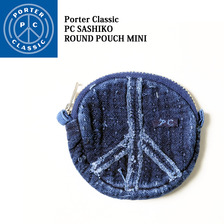 Porter Classic PC SASHIKO ROUND POUCH MINI PC-032-707画像