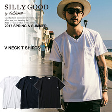 SILLY GOOD V NECK T SHIRTS S1G1-MTE02画像