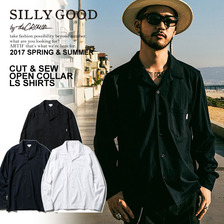 SILLY GOOD CYT & SEW OPEN COLLOR LS SHIRT S1G1-MTCS04画像