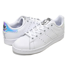 adidas STAN SMITH J ftwht/metsil-ftwht AQ6272画像