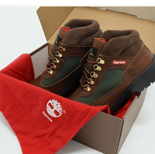 Timberland × Supreme Field Boot Brown A1I4M画像