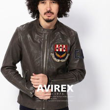AVIREX LAMB C.A.P. RIDERS JACKET 6171060画像