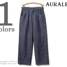 AURALEE SILK DENIM WIDE PANTS A7SP02SD画像