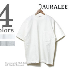 AURALEE STAND-UP 度詰めヘビーウェイトポケット付きTシャツ A7ST02SU画像