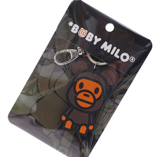 A BATHING APE &times; MEDICOM TOY BE@RBRICK MILO SILICON KEYCHAIN画像