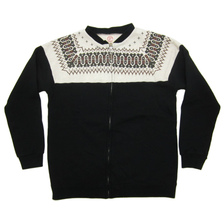 FULLCOUNT Vintage Snow Pattern Fastener Front Sweat Shirts 3717画像