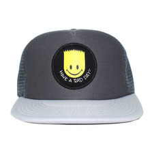 In4mation HAVE A RAD DAY TRUCKER MESH HAT CHARCOAL GREY IMT185画像