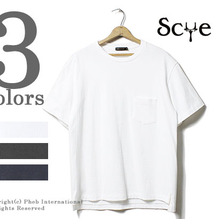 SCYE BASICS 度詰 吊り天竺 ポケットTシャツ 5117-21581画像