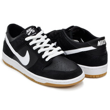 NIKE SB ZOOM DUNK LOW PRO BLACK / WHITE - GUM LIGHT BROWN 854866-019画像