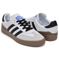 adidas BUSENITZ VULC SAMBA EDITION FTWWHT / CBLACK / BLUBIR BB8449画像