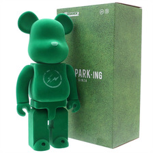 THE PARK・ING GINZA × MEDICOM TOY BE@RBRICK fragment design 400% GREEN画像