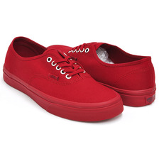 VANS AUTHENTIC (PRIMARY MONO) RED / SILVER VN0A38EMMQA画像
