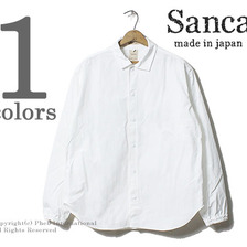 Sanca コットン/ナイロン コーチシャツジャケット S17SSH05画像