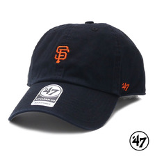 '47 Brand SAN FRANCISCO GIANTS Base Runner CLEAN UP STRAPBACK BLACK画像