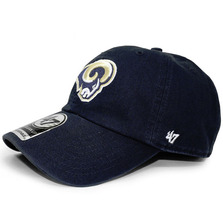 '47 Brand ST. LOUIS RAMS CLEAN UP STRAPBACK NAVY LVFTSLAR002画像