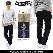 VOLCOM Frickin Slim Chino Pant A1131601画像