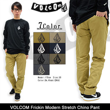 VOLCOM Frickin Modern Stretch Chino Pant A1111601画像
