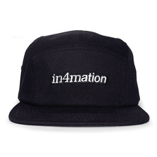 In4mation STANDARD CAMPER CAMP CAP BLACK IMT196画像