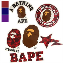 A BATHING APE COLOR CAMO A BATHING APE STICKER SET 1D30-182-018画像