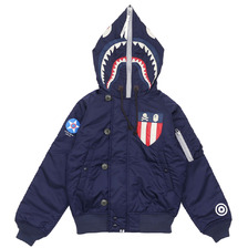 A BATHING APE &times; NEIGHBORHOOD NHBP.N-2B/N-JKT 171SZAPN-JKM01S画像