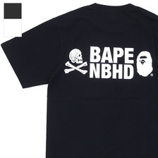 A BATHING APE &times; NEIGHBORHOOD NHBP-2/C-TEE.SS 171NOAPN-STM02S画像