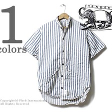TENDER Co. RINSED UPHOLSTERY TICKING WALLAVY SHORT SH 424画像